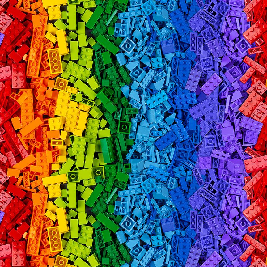 KIDZ-CD4439 RAINBOW || BUILDING BLOCK STRIPE
