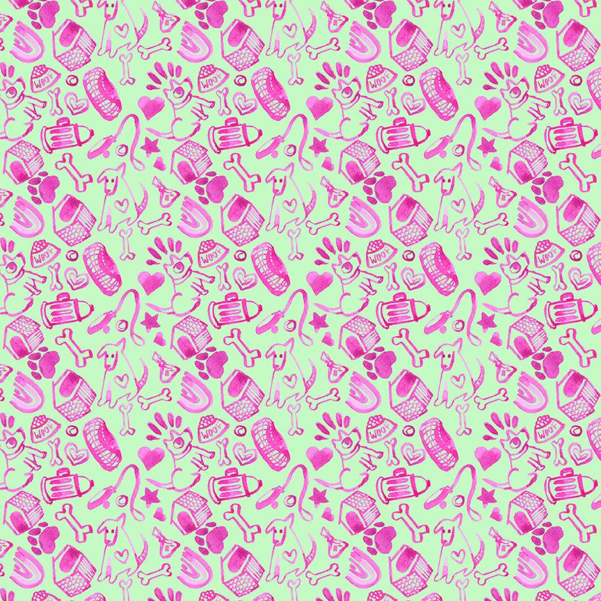 STELLA-DKS3129-PISTACHIO DOG DOODLE