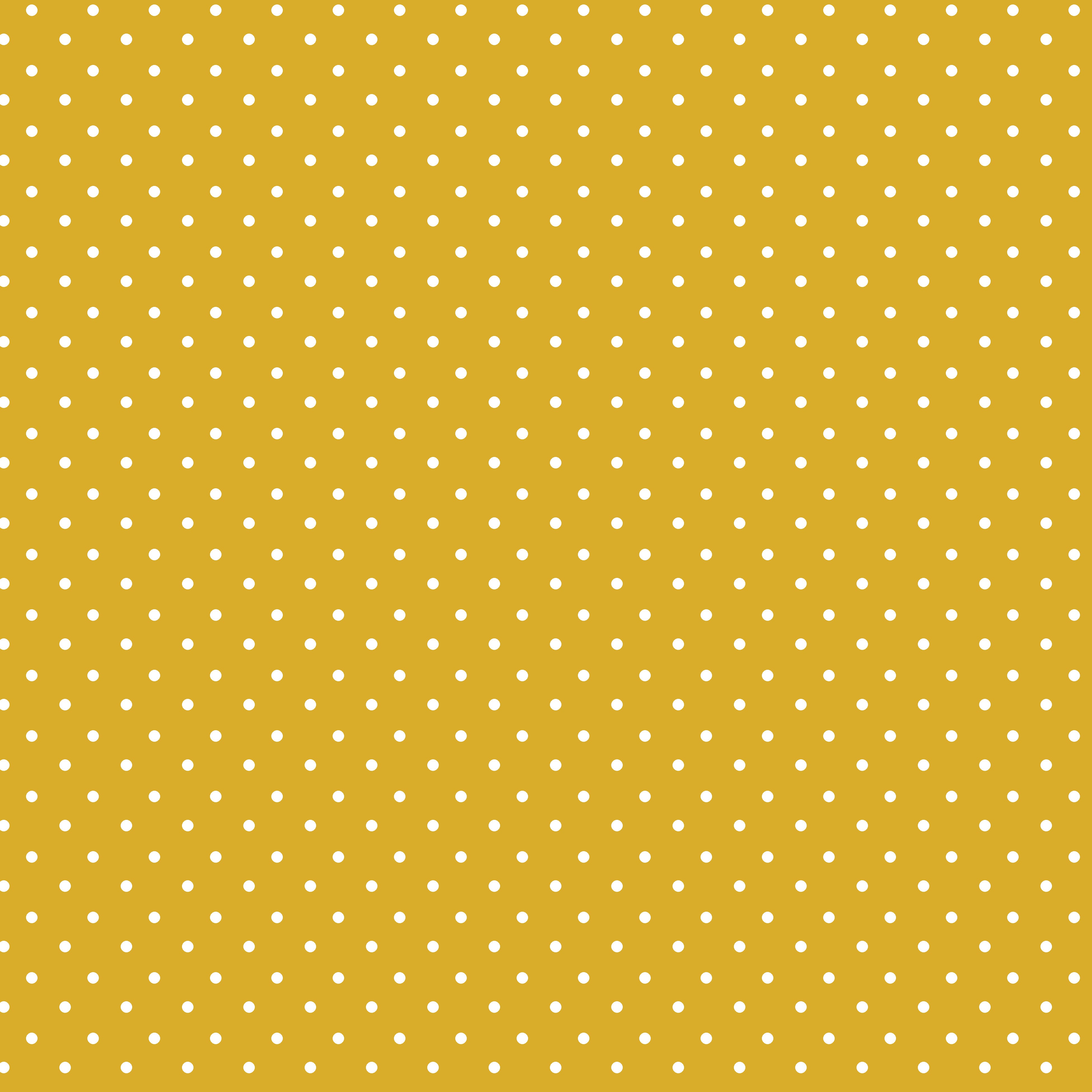 1030-33 Gold/Wht - White Dot on Gold || Priscilla's Polkas