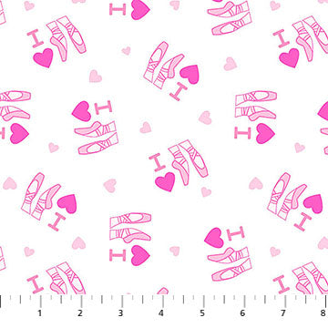 At the Ballet - 10609-10 WHITE & PINK