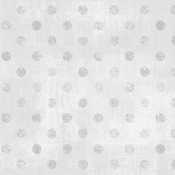 White fabric with gray polka dots