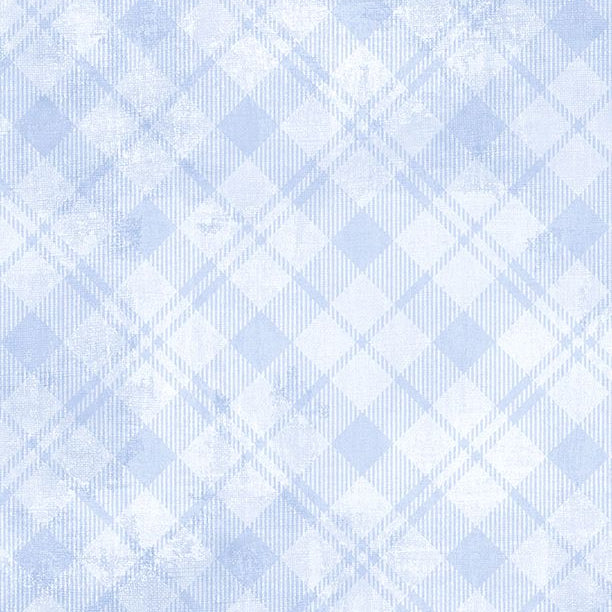 Light blue and white plaid pattern