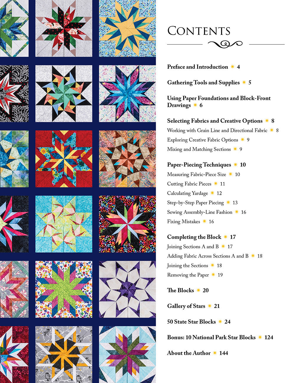 60 Fabulous Paper-Pieced Stars Second Edition