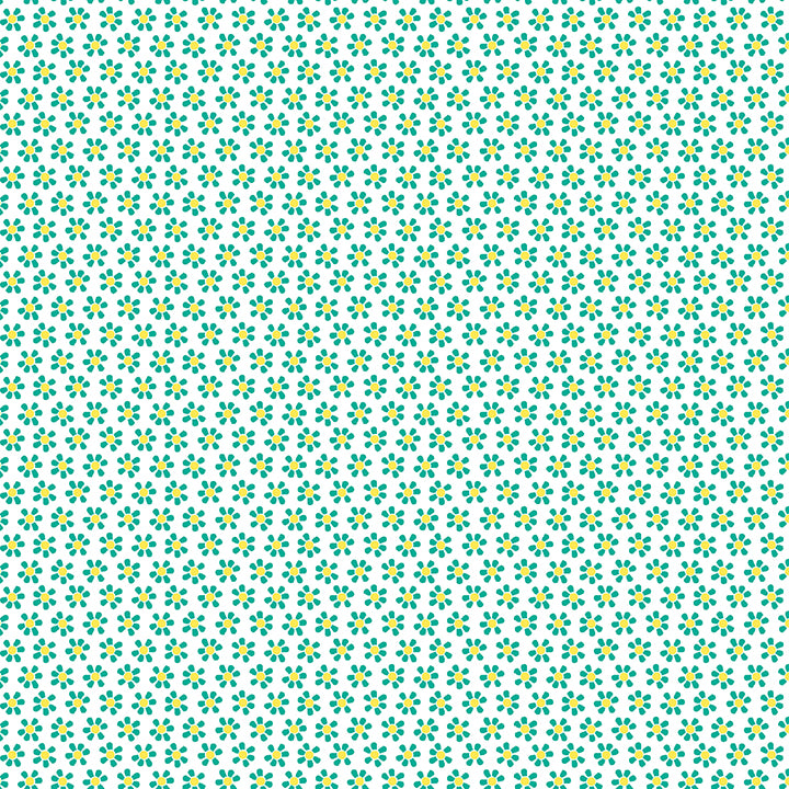 1338583B - Mini Daisy White/Turquoise