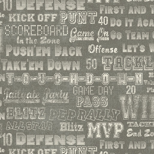 Touchdown | Cheer Em On Medium Gray | 16840-08