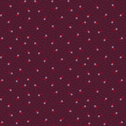 1699-58 Maroon || Pansy For Your Thoughts