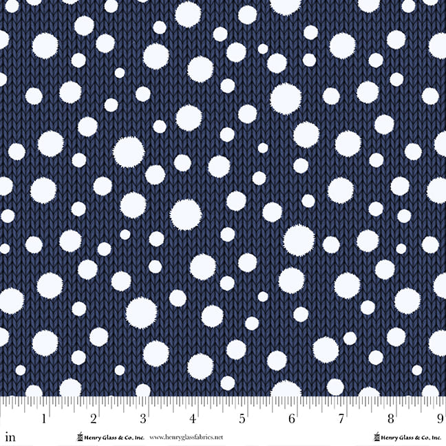 2087-77 Navy || Joyful Snowmen