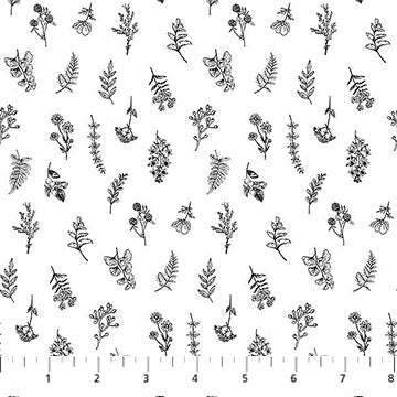 28532-10 || Nature's Sketchbook - White/Black