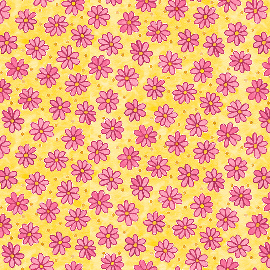 2873-44 Yellow || Whimsy Daisical II