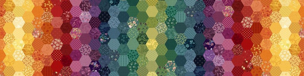Hexagon 108" Quilt Back
