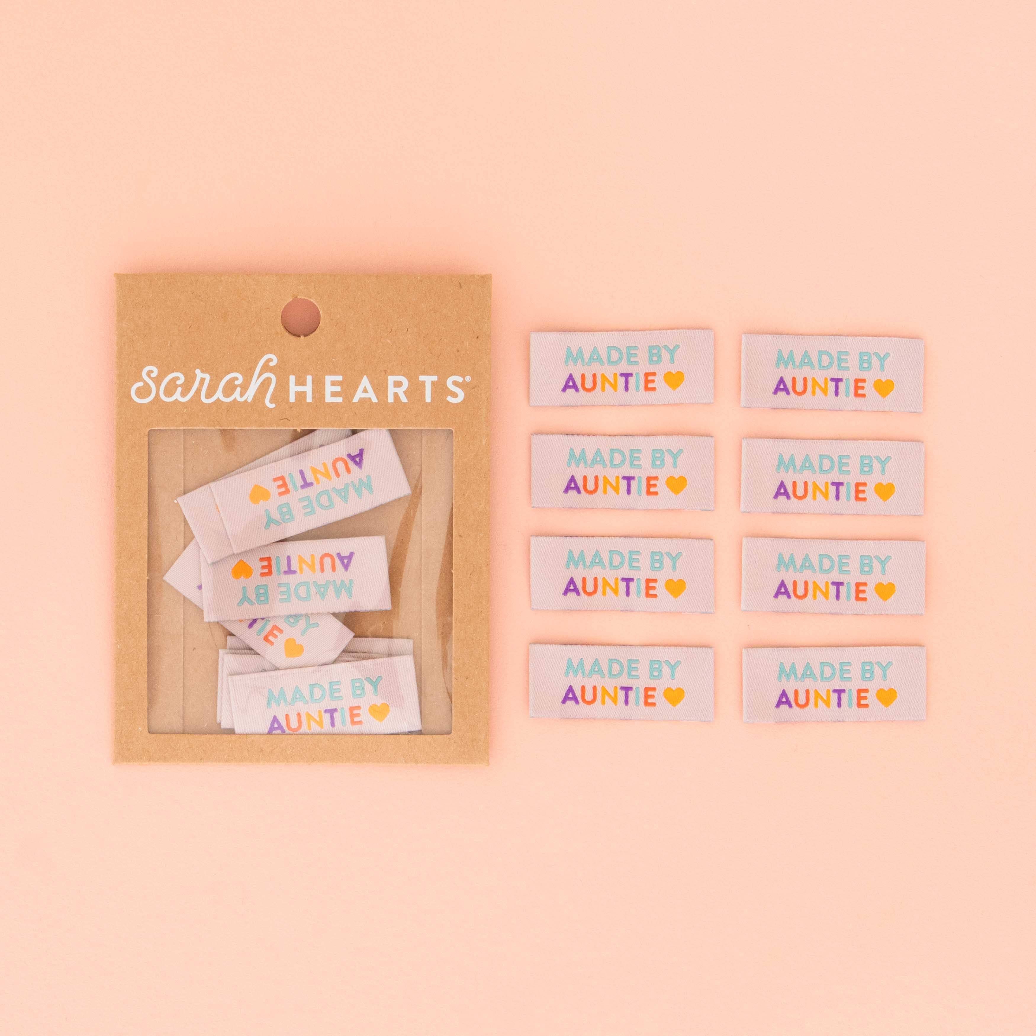 Made by Auntie - Sewing Woven Clothing Label Tags