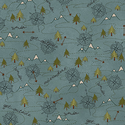 3138-76 Teal || The Mountains are Calling