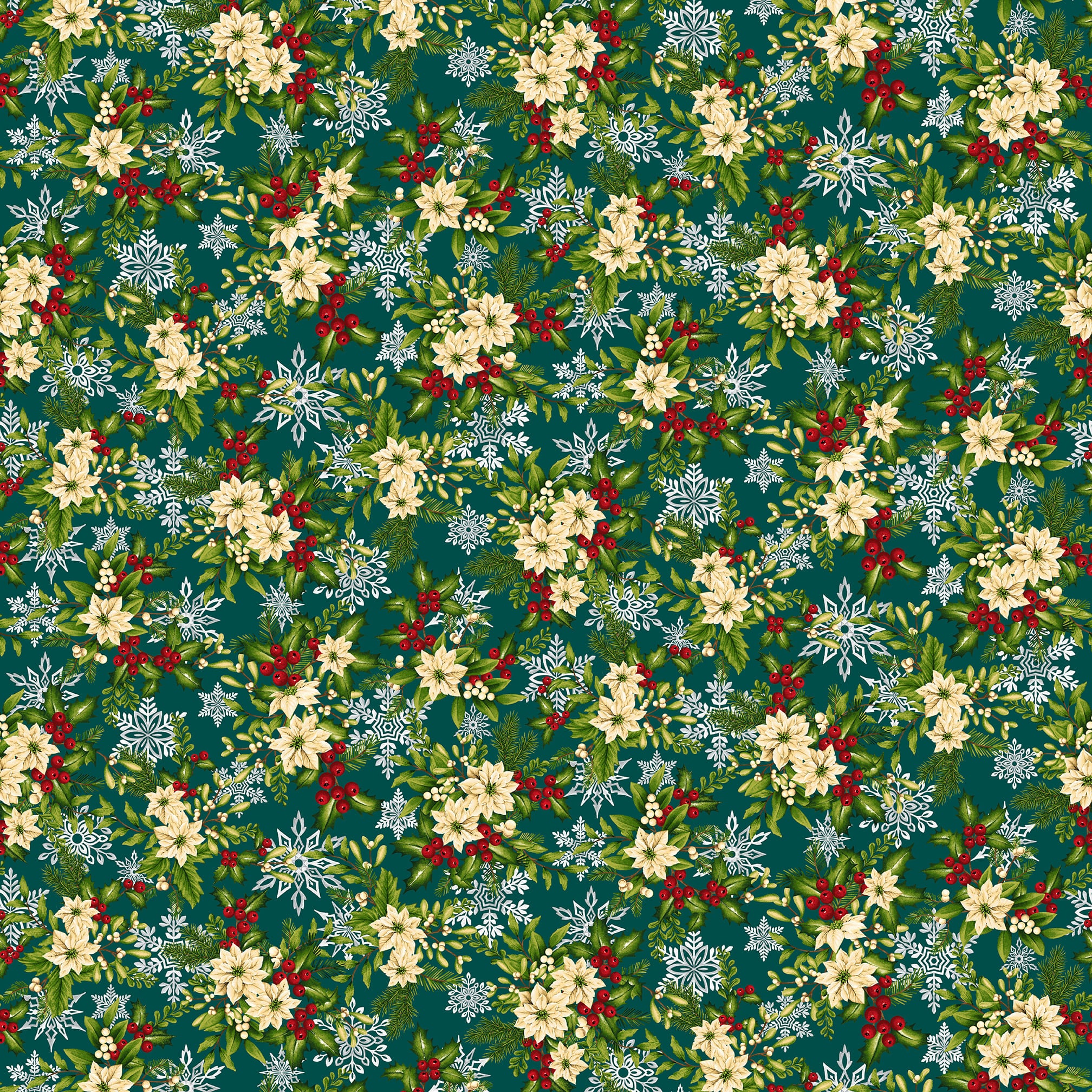 3264-67 Teal || Peace On Earth