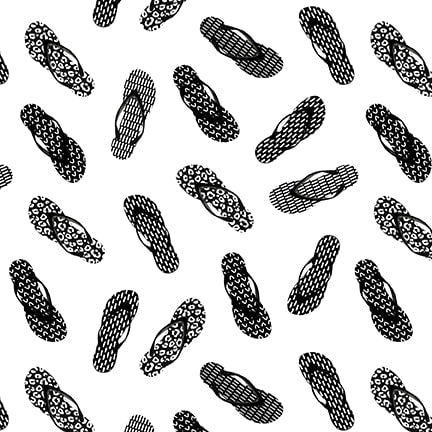 3574-01 White - Flip Flops || Paradox II