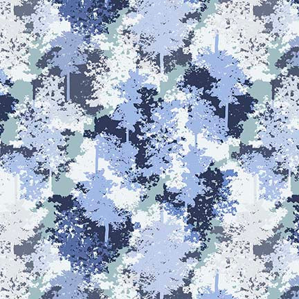4037-70 Blue || Nature's Glory || Trees-Blue