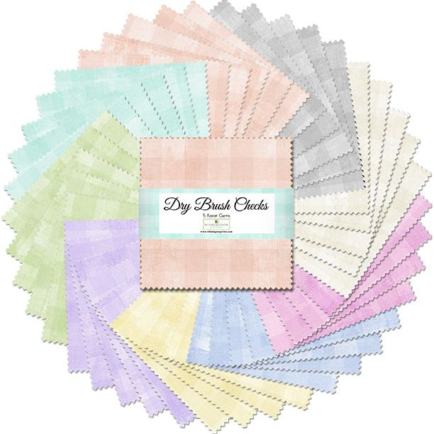 507-159-507 - Dry Brush Checks - 5 Karat Gems