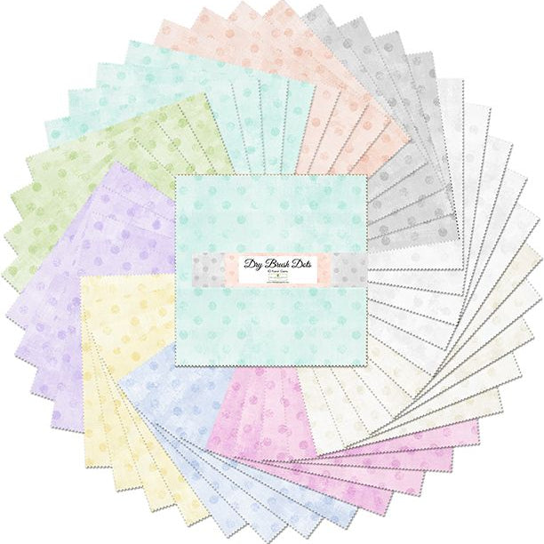 512-160-512 - Dry Brush Dots - 10 Karat Gems