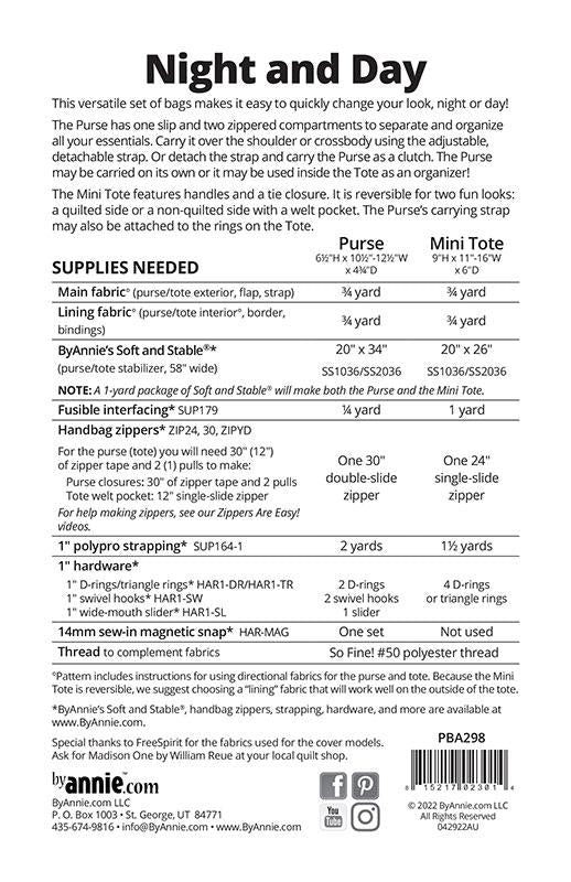 Night and Day PBA 298