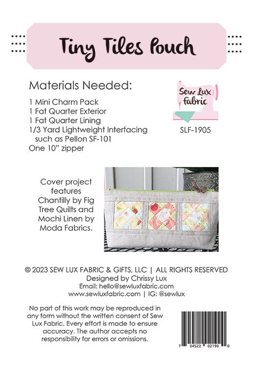 SLF 1905 Tiny Tiles Pouch