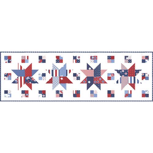 BNB 2330 Woven Stars Table Runner