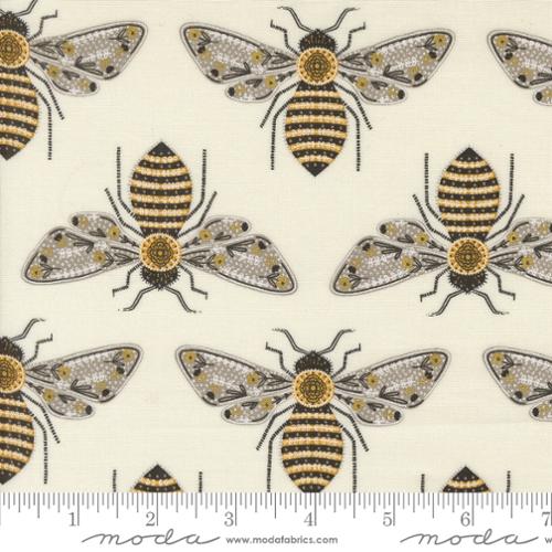 48411 11M Bee Garden Metallic Porcelain
