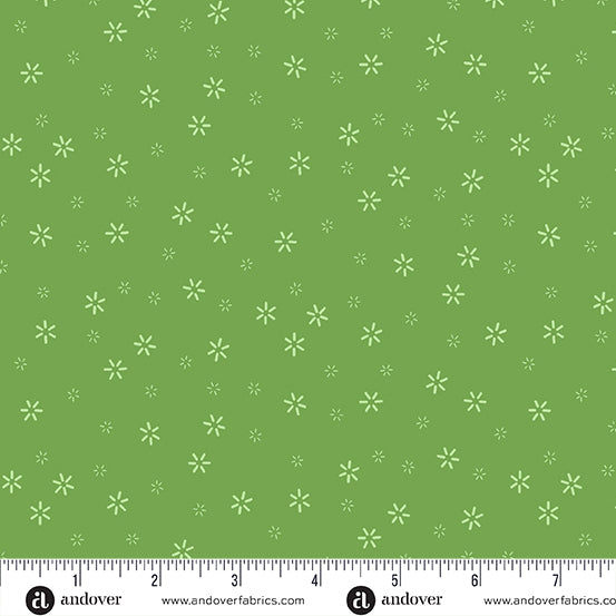 A-008-G Plain and Simple by Andover Fabrics Blossoms Verdant