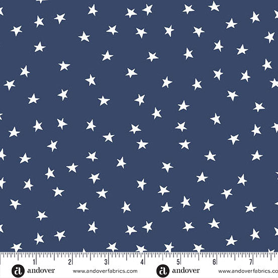 A-10003-B || Oh Say Can You Sew || Bright Stars Navy