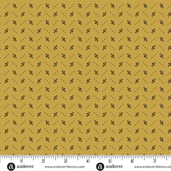 A-1123-Y Witchy Couture by Renee Nanneman Butterscotch Tiny Buckles