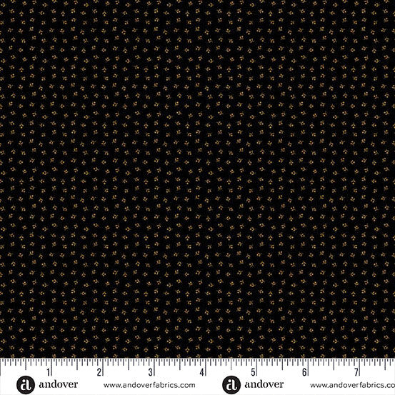 A-1263-K Espresso by Andover Fabrics petite bud
