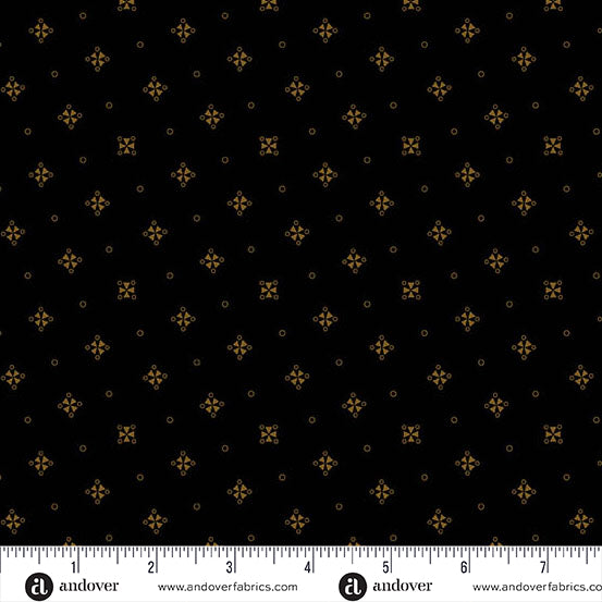 A-1273-K Espresso by Andover Fabrics whirly gig