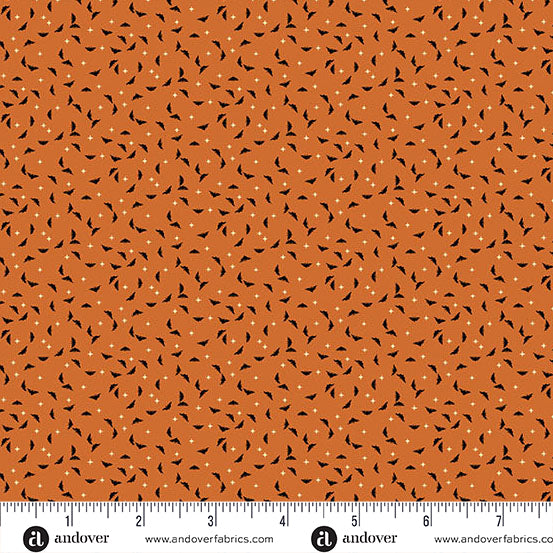 Midnight Moon A-1532-O Pumpkin Bats