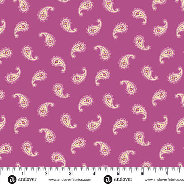 A-1656-P || Whimsy || Petite Paisley Lilac
