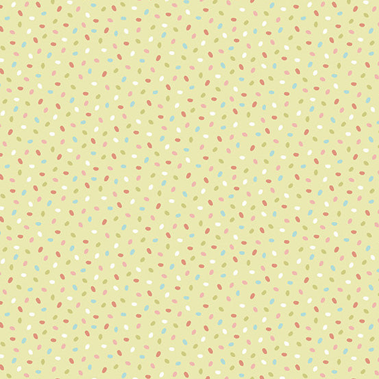 A-406-G Welcome Spring by Andover Fabrics Eggs Green