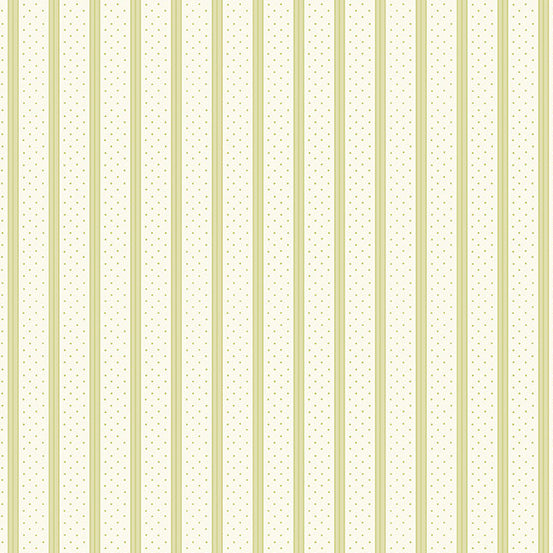 A-407-G Welcome Spring by Andover Fabrics Ribbon Stripe Green