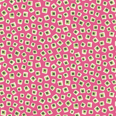 A-754-E || Poppies || Square in Square Pink