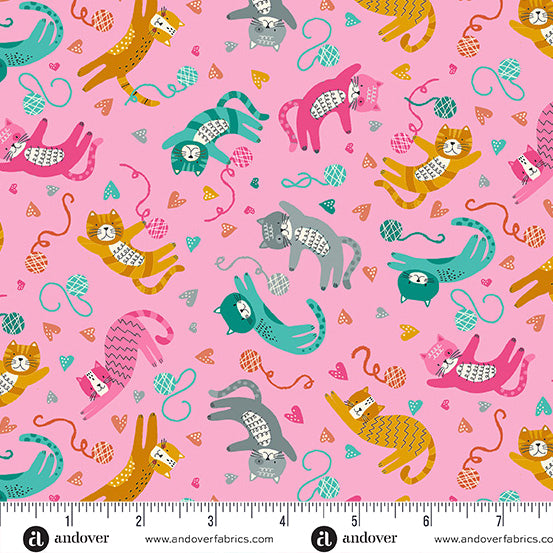 MU-008-P Whiskers by Makower UK