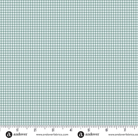 MU-188-T || Little Ones || Gingham Teal
