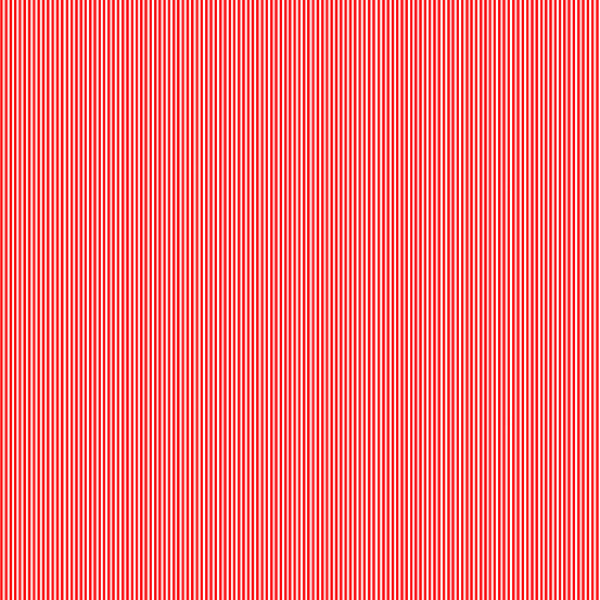 TP-2088-R Pin Stripe by Makower UK Pin Stripe Red