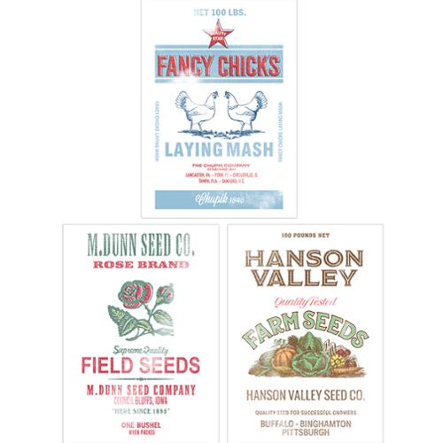 FS 1042 Farm And Garden Towel Set of 3