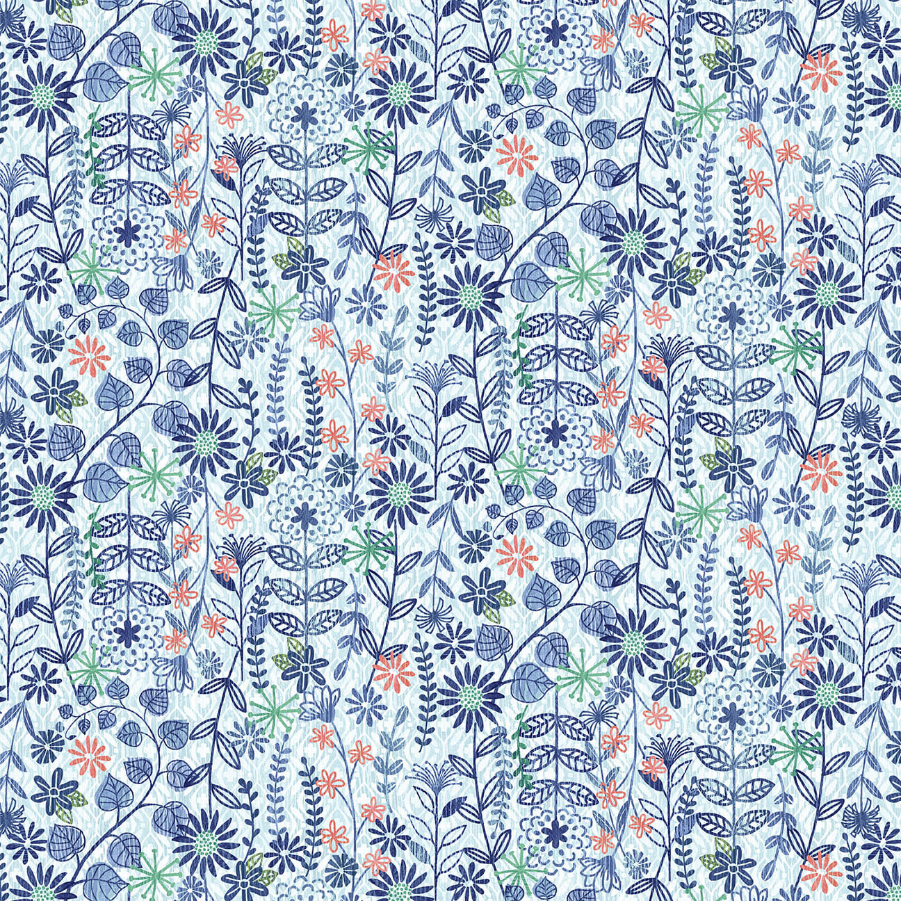 7581-17 Lt. Blue || Bella Blue Birds