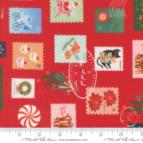 37132 12 Tiny Christmas Christmas Red