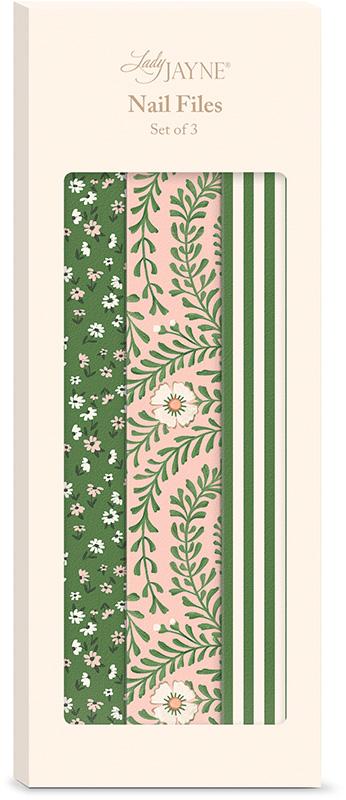 82029 SB Nail File Pink Green Floral