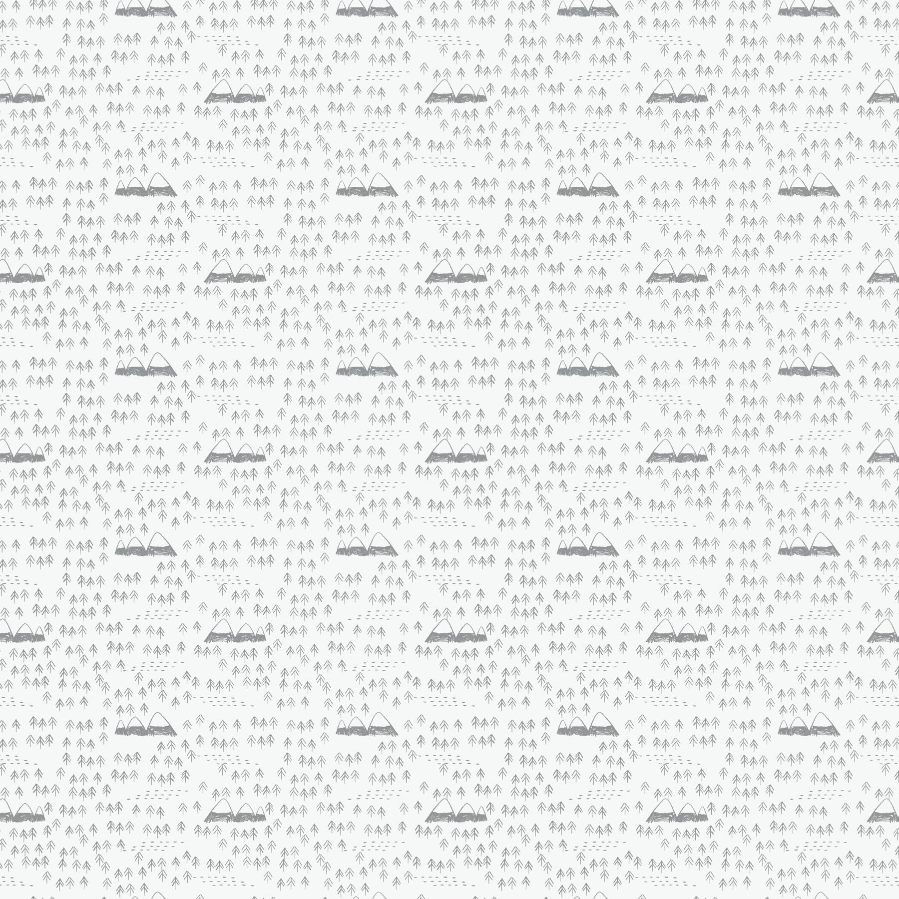 91010-10 Trees White || Fossil Folks