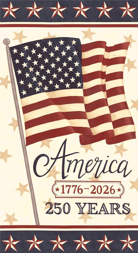 56185 11 America 250 Years Panel - Parchment