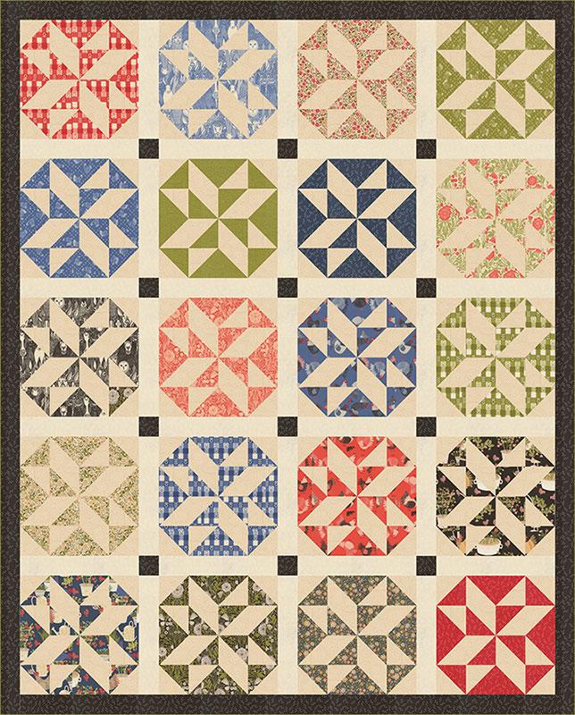GB 090 Farmhouse Stars