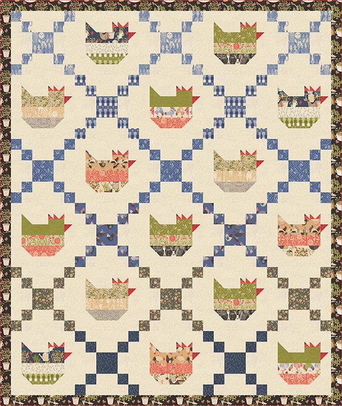 GB 089 Henhouse Quilt