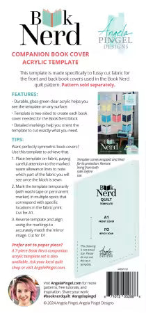 Book Nerd Companion Book Template | Angela Pingel Designs