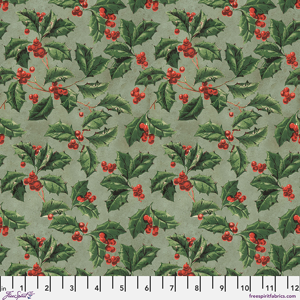 Christmas Holly Canvas - Christmas || Palette Seasonal Canvas Cloth