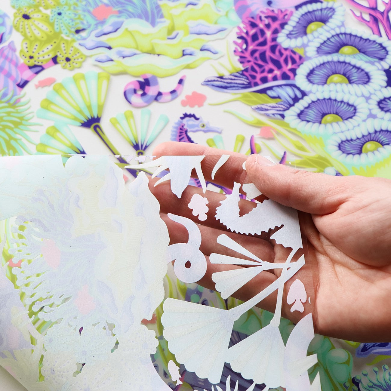 Tula Pink Floral Reef Collection: Reef What You Sew Vinyl