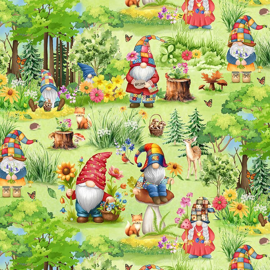 HIPPIE GNOMES - GARDEN FUN-CD3739 MULTI